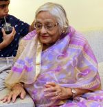 Rajmata Rani Kumari of Kalankar at Royals Art Exhibition on 30th March 2016